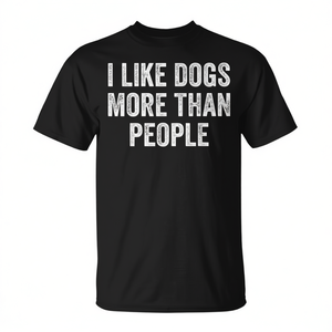 Me gustan los perros más que las personas - Camiseta promocional para amantes de los perros - Product Image 2