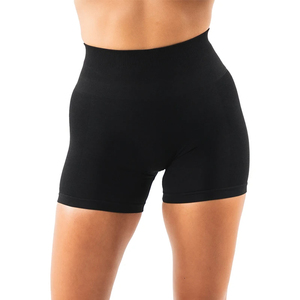 Pantalones cortos de Ciclismo de cintura alta para mujer, leggings cortos para yoga y gimnasio, ropa deportiva de verano, éxito de ventas con logotipo personalizado - Product Image 4