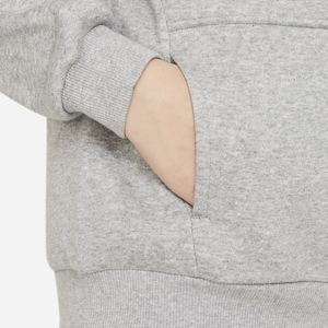 เสื้อกันหนาวเด็กแขนยาวมีฮู้ดแบบสวมหัวมีฮู้ดสำหรับเด็กผู้ชายเด็กผู้หญิงสีทึบใหม่ - Product Image 4