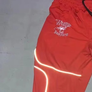 Conjunto de sudadera, chaqueta y pantalón reflectante para correr, conjuntos reflectantes unisex, la mayoría de los clientes demandan cremallera reflectante - Product Image 3