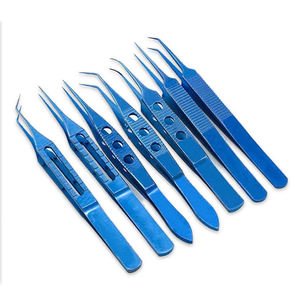 Instrumento de Trasplante de Cabello Pinzas de extracción de folículos pilosos Fórceps de precisión de acero inoxidable quirúrgico - Product Image 1