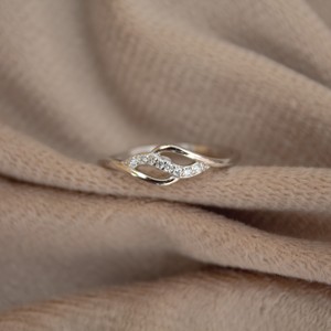 925 plata esterlina Zirconia cúbica lujo ligero minimalista 925 joyería de plata esterlina para mujeres - Product Image 1