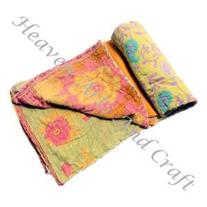 Kantha <b>Quilt</b> Gudari Kantha <b>Quilt</b> Gudari Hot Selling Wholesale Gold Supplier GD2202 Handmade Kantha <b>Quilt</b> Cotton Printed Indian - Product Image 3