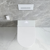 Nouveau Produit : Toilettes Intelligentes en Céramique Grise, Multifonctionnelles avec Commande Automatique à Distance