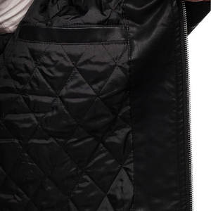 Chaqueta de cuero para hombre, estilo urbano, personalizada, profesional, de alta calidad, para adultos, en varios tamaños. - Product Image 6