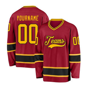 Ropa deportiva personalizable de moda para adultos, Jersey de hockey y uniforme de hockey sobre hielo, ropa sublimada - Product Image 1