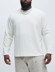 เสื้อยืดคอกลมแขนยาวทรงบ็อกซี่สำหรับผู้ชาย ผ้าโพลีเอสเตอร์ผสมสแปนเด็กซ์ 240 กรัม เนื้อผ้าเจอร์ซีย์เดี่ยว ระบายอากาศได้ดี ไม่เป็นขุย ไม่ยับ รับสั่งทำพิเศษ - Product Image 4