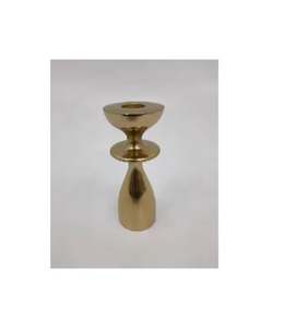 New Arrival Gold Colour Aluminum Home Decorative Candle Stand T <b>Lite</b> Holder Brass Finishing Handmade Customized - Product Image 5