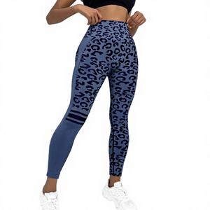 Leggings Deportivos para Mujer, Cintura Media, Color Sólido, Largos, Elásticos, Transpirables, para Yoga, Running, Entrenamiento, Ropa Deportiva Personalizada para Gimnasio - Product Image 1