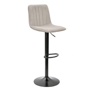 Taburete de bar moderno Telpi de cuero sintético con función giratoria ajustable para comedor en casa y estilo de diseño antiguo al aire libre - Product Image 1