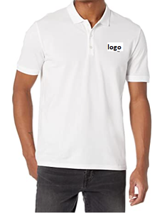 Camiseta de manga corta para hombre, Polo con Logo grande, 100% algodón, importado, con cierre a máquina - Product Image 5