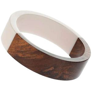Wooden with Best Quality Hot Selling Customized Multi <b>Colour</b> Round <b>Resin</b> Bangle for Woman Fashion - Product Image 2