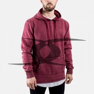 Ensemble sweat à capuche thermique en coton polaire pour homme délavé à l'acide en détresse vintage pour l'hiver - Product Image 3