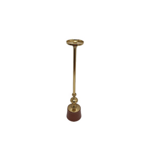 Bougeoir en aluminium en vrac fait à la main personnalisé en gros maison décorative doré poli luxe bougeoir pilier - Product Image 1