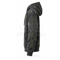 Sweat à capuche brodé respirant pour homme, 100 % coton, décontracté, à séchage rapide, écologique, avec poches, haute qualité