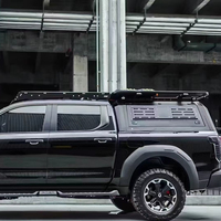Capot rigide pliable en alliage d'aluminium pour pick-up F150 tout-terrain - Revêtement thermolaqué imperméable avec installation sans perçage
