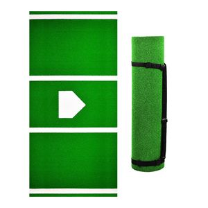 Tapete de Bateo de Béisbol Versión Mejorada y Gruesa de 3.8'x10', Tapete de Entrenamiento de Bateo de Béisbol con Césped Artificial y Base de Bateo Integrada - Product Image 2