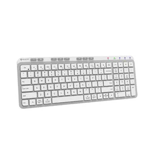 OEM Factory Wholesale 100-101 Keys Scissor Keyboard For Computer Teclado PC Laptop Bluetooth Keyboard 2.4G+BT Wireless Keyboard