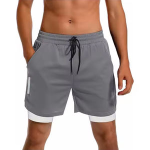 กางเกงขาสั้นผู้ชายแห้งเร็วระบายอากาศได้ดีน้ำหนักเบากางเกงขาสั้นชุดกีฬาฤดูร้อนสำหรับวิ่งยิมออกกำลังกายชายหาดและการเดินทาง - Product Image 1
