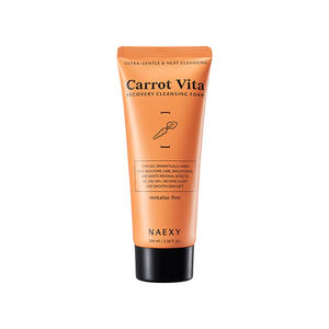 Meilleure vente NAEXY 100ml Carrot Vita Recovery Cleansing Foam Top Nettoyant pour le visage pour une peau propre et lisse First Step Skin - Product Image 1