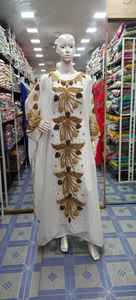 Kaftan marocain de belle couleur, caftan musulman traditionnel, perles de pierre, travail à la main, kaftan marocain nouveau design 2022 - Product Image 3