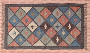 Alfombras de yute de lana alta de estilo moderno, alfombras hechas a mano para uso doméstico, para sala de estar, Yoga, oración, puerta de cocina para viajes de Picnic - Product Image 2