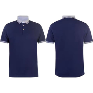 เสื้อยืดแขนสั้นผู้ชายสีดำล้วน คอซิป พิมพ์ลาย ผ้าถักเนื้อนุ่ม 100% คอตตอน ป้องกันรอยยับ สไตล์ไฮสตรีท - Product Image 1