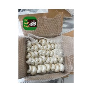 ANNEAUX DE SERVIETTE EN COQUILLE NATURELLE DU VIETNAM POUR TABLE À MANGER POLI À LA MAIN PORTE COQUILLAGE CRÉATIF ARTISANAT DÉCORATION UTILISATION - Product Image 6