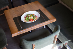 Nappe de table de restaurant de luxe, écologique, anti-odeurs, en cuir, imperméable, lavable, antidérapante, résistante à la chaleur, décoration de salle à manger LPMR-0013 - Product Image 5