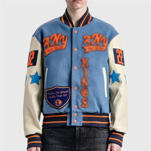 Chaqueta con letras de invierno ligera hecha a medida para hombres con cuello levantado nuevo estilo - Product Image 4