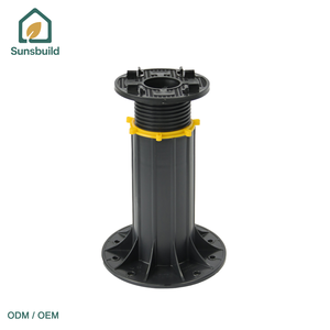 Sunsbuild Heavy Duty Adjustable Plastic Pedestals for <b>Deck</b> Joist Support Outdoor Decking and Landscaping Project - Product Image 3