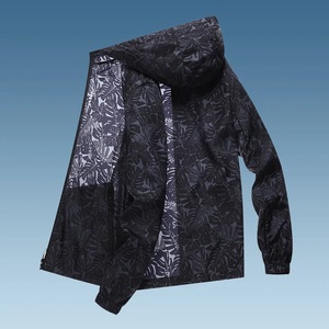 Veste bomber coupe-vent pour homme, de haute qualité, tendance, respirante, col mandarin, confortable, légère, en toile, pour l'hiver - Product Image 3