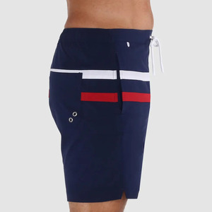 Shorts de plage pour hommes, style estival, en gros, de haute qualité, impression par sublimation personnalisée, short de bain pour hommes - Product Image 5