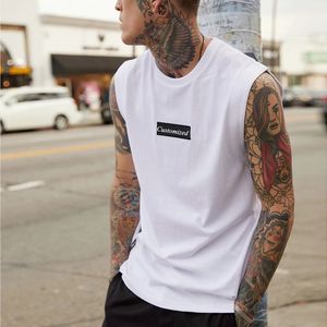 Débardeur de voyage sans manches en coton pour garçon, débardeur de sport pour hommes, musculation, fitness, course à pied, logo personnalisé - Product Image 4