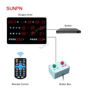 Reloj Digital Metálico Moderno Sincronizado con NTP para Hospital, Temporizador de Anestesia para Quirófano - Product Image 3