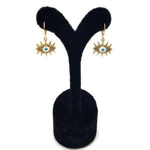 ต่างหูห้อยแฟชั่นทองเหลืองแท้หรูหราและมีสไตล์ - Product Image 3