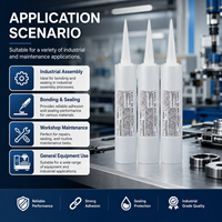Colle polyuréthane monocomposant sans apprêt SX-PPK1000(EXP) 333ml, adhésif auto-durcissant à l'humidité pour usage industriel et construction CE MEDINE