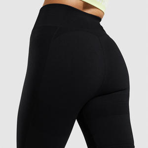 Short de motard taille haute pour femme Options de personnalisation Short d'entraînement de gymnastique OEM Logo impression bouton fleur soutien de marque privée - Product Image 5