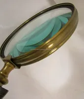 Wooden Handle Magnifier with Crystal Clear Lens for Coins Jewelry Stamps Reading and Detailed Craft Work