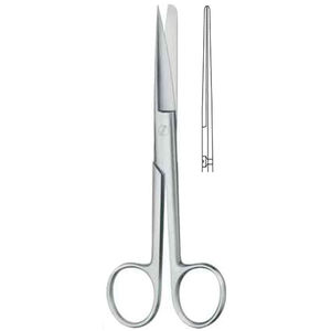 Tijeras Mayo de 14.5 cm Curvas, Hechas de Acero Inoxidable de Alta Calidad, Instrumentos Quirúrgicos para Uso Médico - Product Image 5