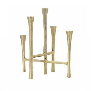 Antique <b>Brass</b> <b>Candle</b> <b>Stick</b> Holder Handicraft Aluminum Metal Casting Fancy Shape for Home Christmas Decoration - Product Image 3