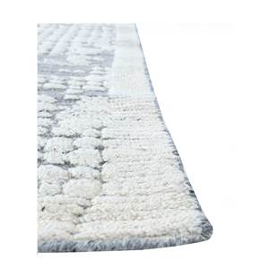 Aprezo Large Area Hand Knotted Wool <b>Rug</b> <b>Grey</b> & Black Abstract Pattern for Living Room or Hallway 10mm <b>Thickness</b> PKWL-936 - Product Image 4