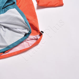 Chaqueta cortavientos impermeable hecha en Pakistán para hombre, cuello levantado con logotipo personalizado y cierre de cremallera para uso en exteriores - Product Image 4