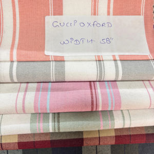 ชุดเดรสผ้าฝ้ายโพลีเอสเตอร์สำหรับเด็กผู้หญิงชุดออกกำลัง58ลายทางผ้าออกซ์ฟอร์ดย้อมสี - Product Image 1