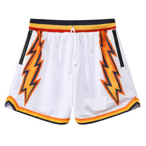Short de basket-ball unisexe à logo personnalisé séchage rapide été polyester maille respirant unique imprimé animal vêtements de sport pour adultes - Product Image 2