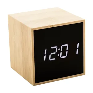 Boolarm Bamboo Alarm <b>Clock</b> Sustainable <b>Desk</b> & Table <b>Clocks</b> - Product Image 1