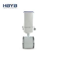 Medidor de Flujo Magnético de Agua OLED HBYB con Control por Lotes para Automatización Industrial y Control de Flujo