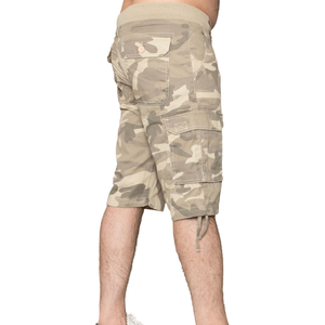 Pantalones cortos Cargo de camuflaje Beige para hombre, 6 bolsillos, sólidos, informales, de verano, 3/4, de algodón transpirable de longitud larga, patrón hasta la rodilla para hombre - Product Image 2