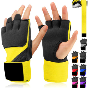 Meilleurs gants de boxe rapide Conception personnalisée Logo personnalisé Meilleurs gants intérieurs pour la boxe Enveloppe rapide des mains en gel - Product Image 4