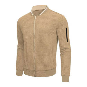 แจ็กเก็ตบอมเบอร์ผ้ายีนส์วินเทจสำหรับผู้ชายเสื้อโค้ทอบอมเบอร์ผ้าย้นส์ให้ความอบอุ่นมีซิปด้านหน้าและย้อมหนาสำหรับฤดูใบไม้ร่วงและฤดูหนาว - Product Image 3